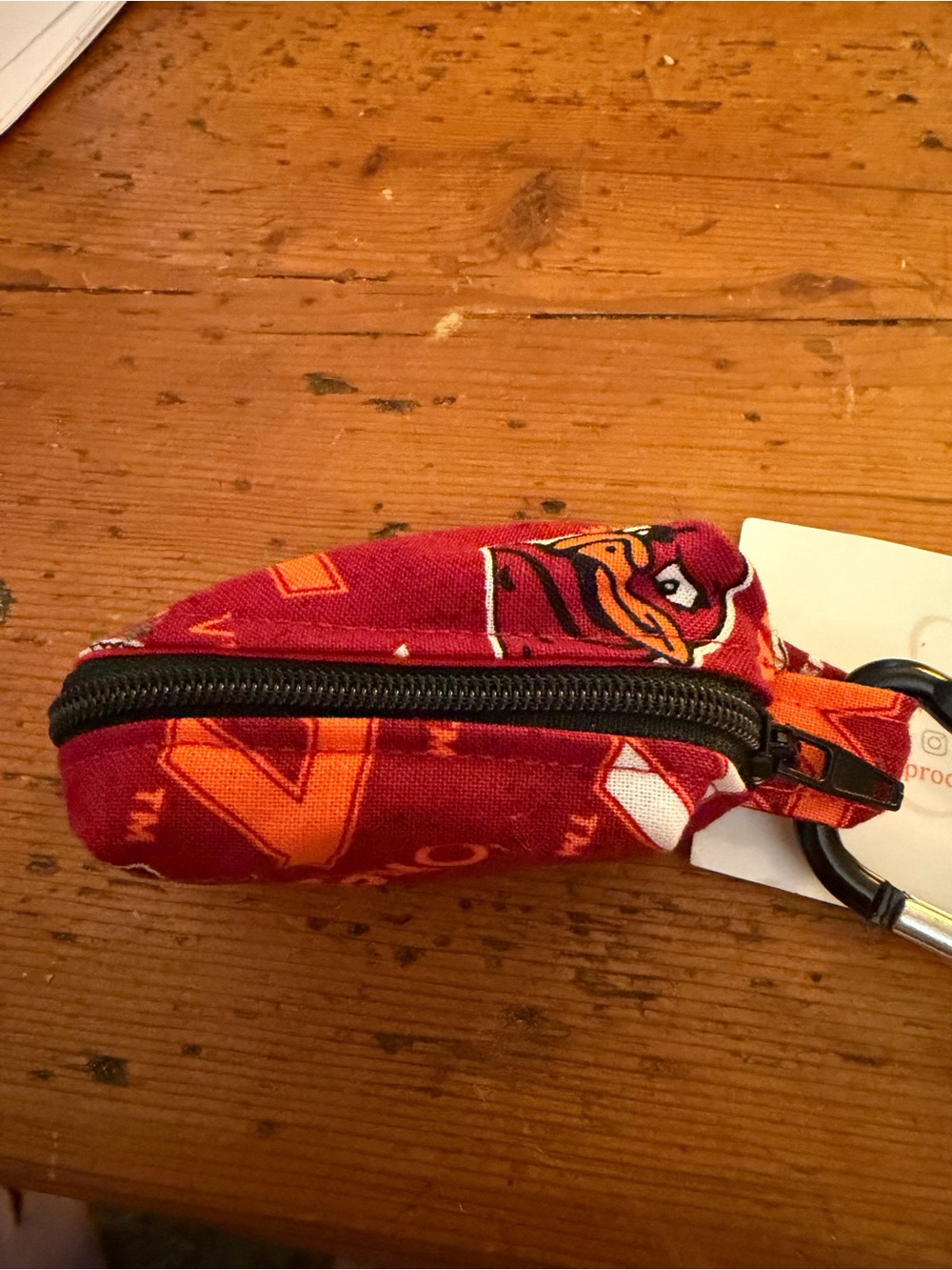 PNWT Va Tech Dog Poop Bag Holder